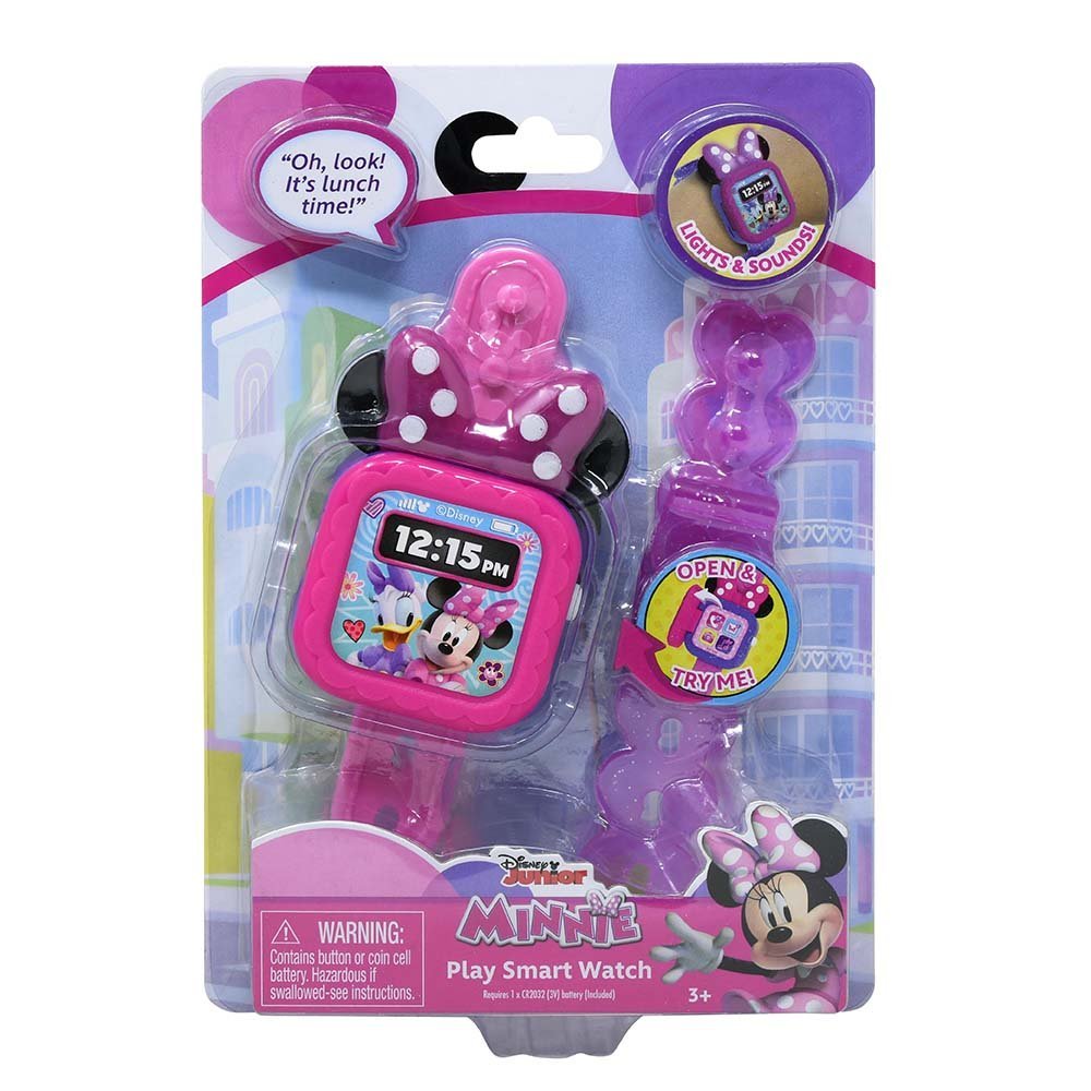 Minnie Mouse Smart Watch on blister card