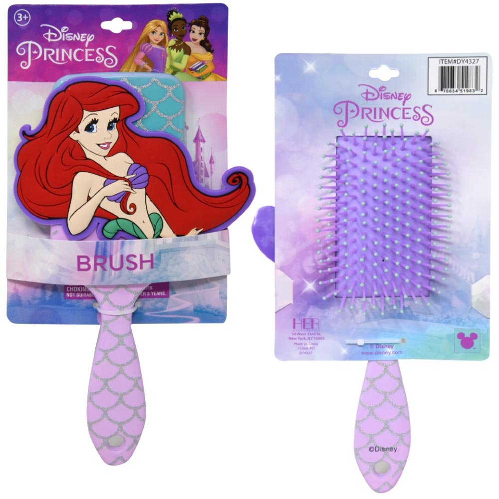 Little Mermaid Character Shaped Rubber Brush