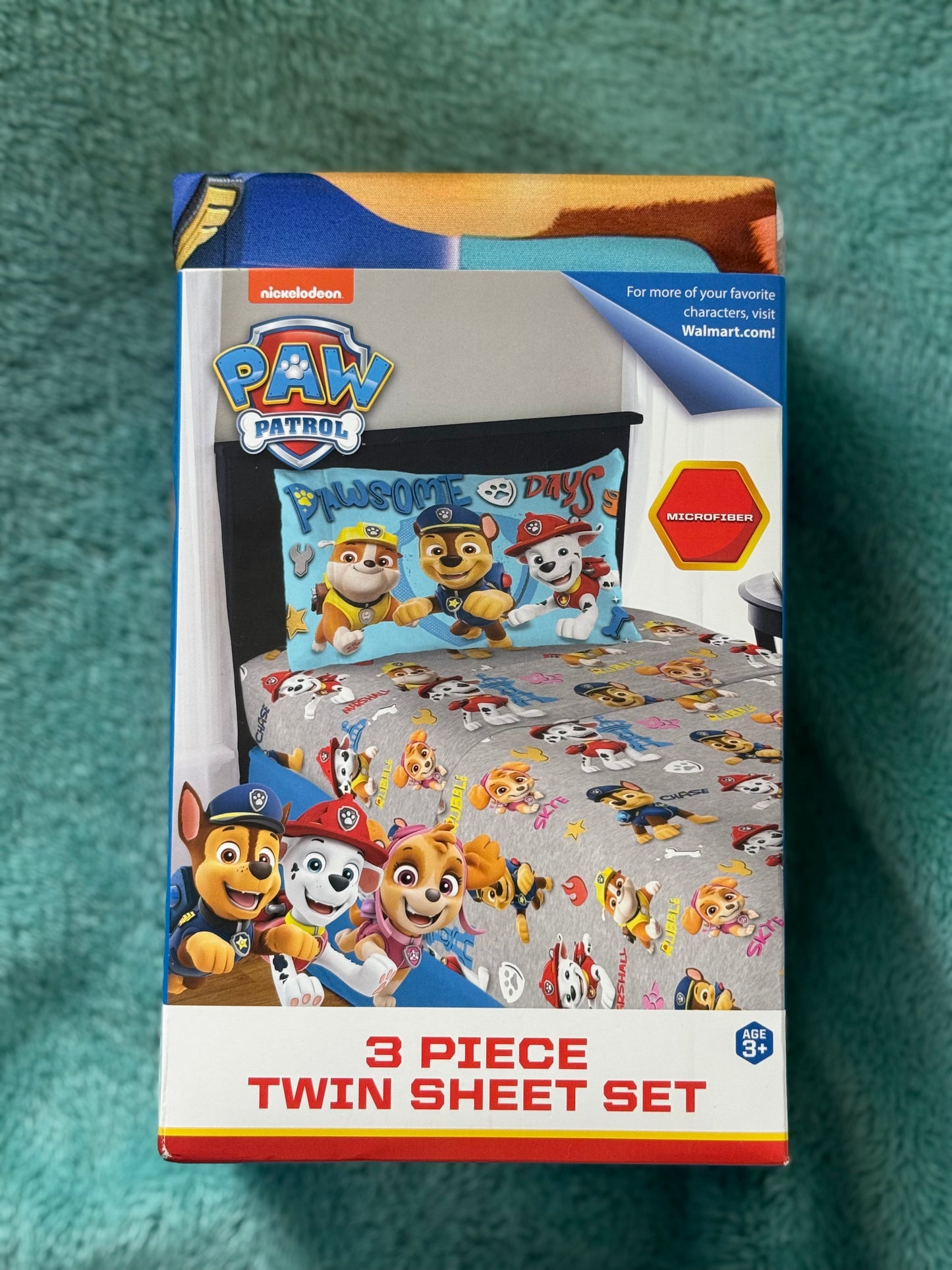 Paw Patrol 3 Piece Twin Sheet Set