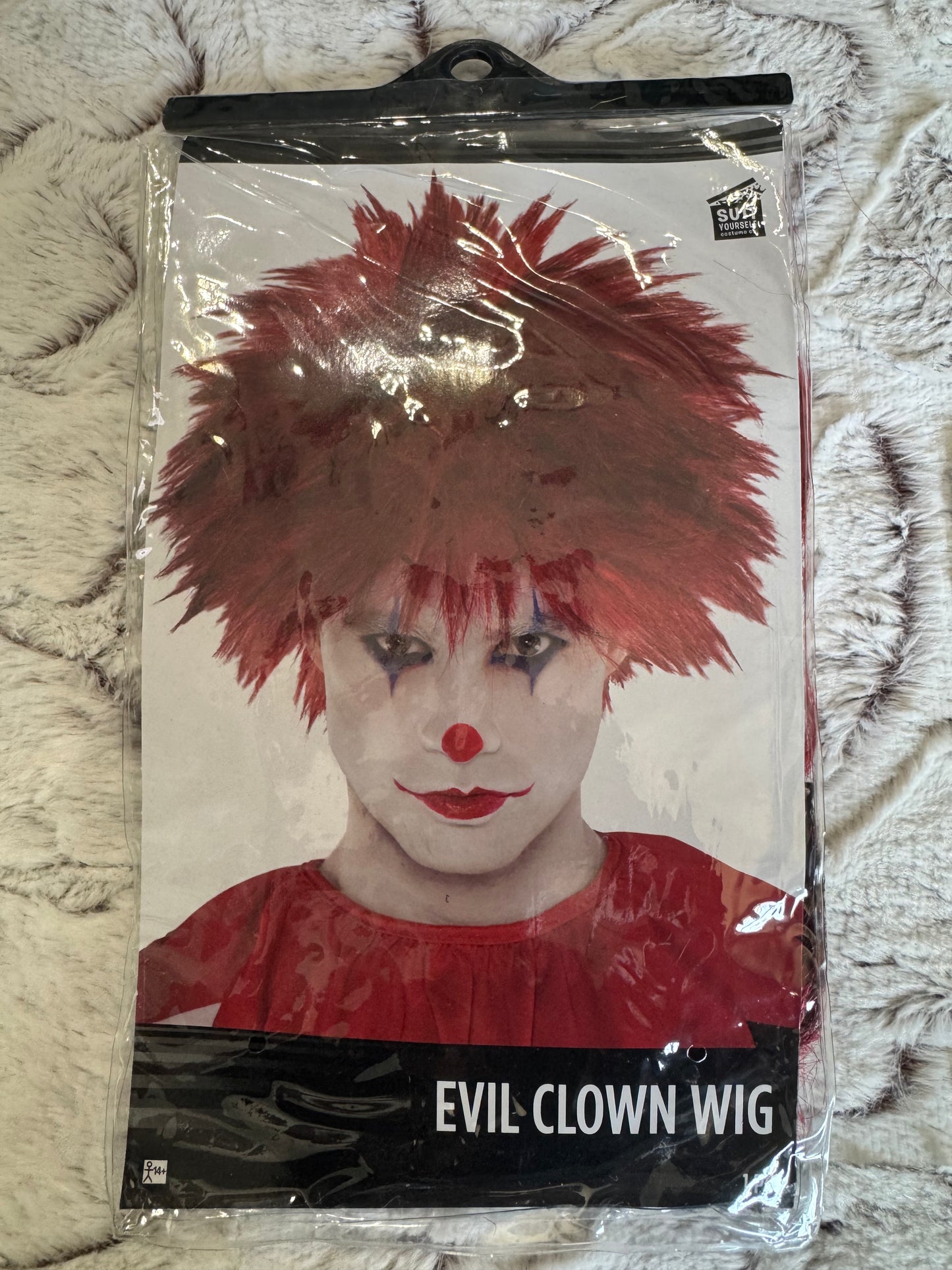 AA Evil Clown Wig 1pc