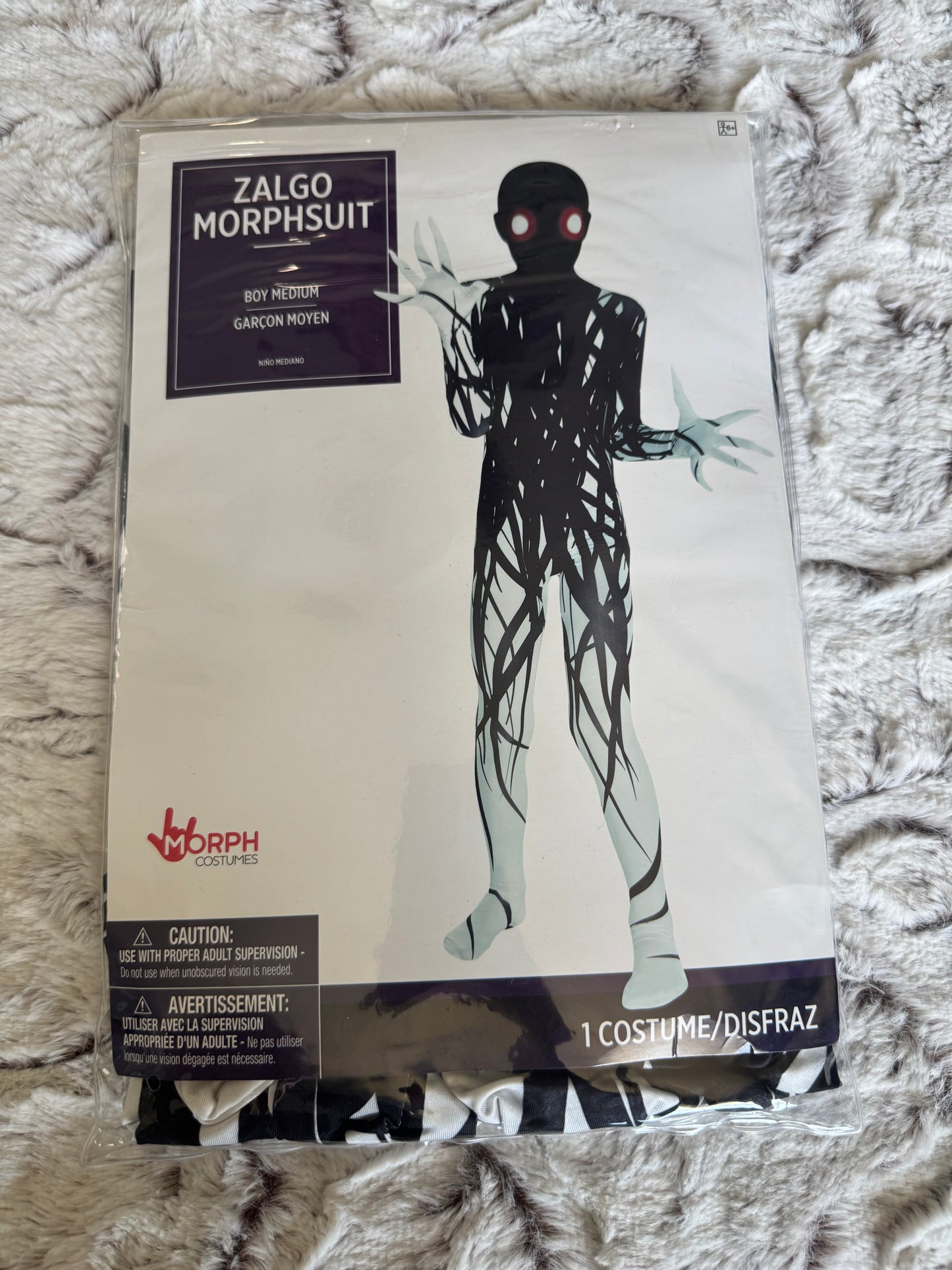 AA Zalgo Morphsuit 1pc - Youth Medium (7-9 years old)