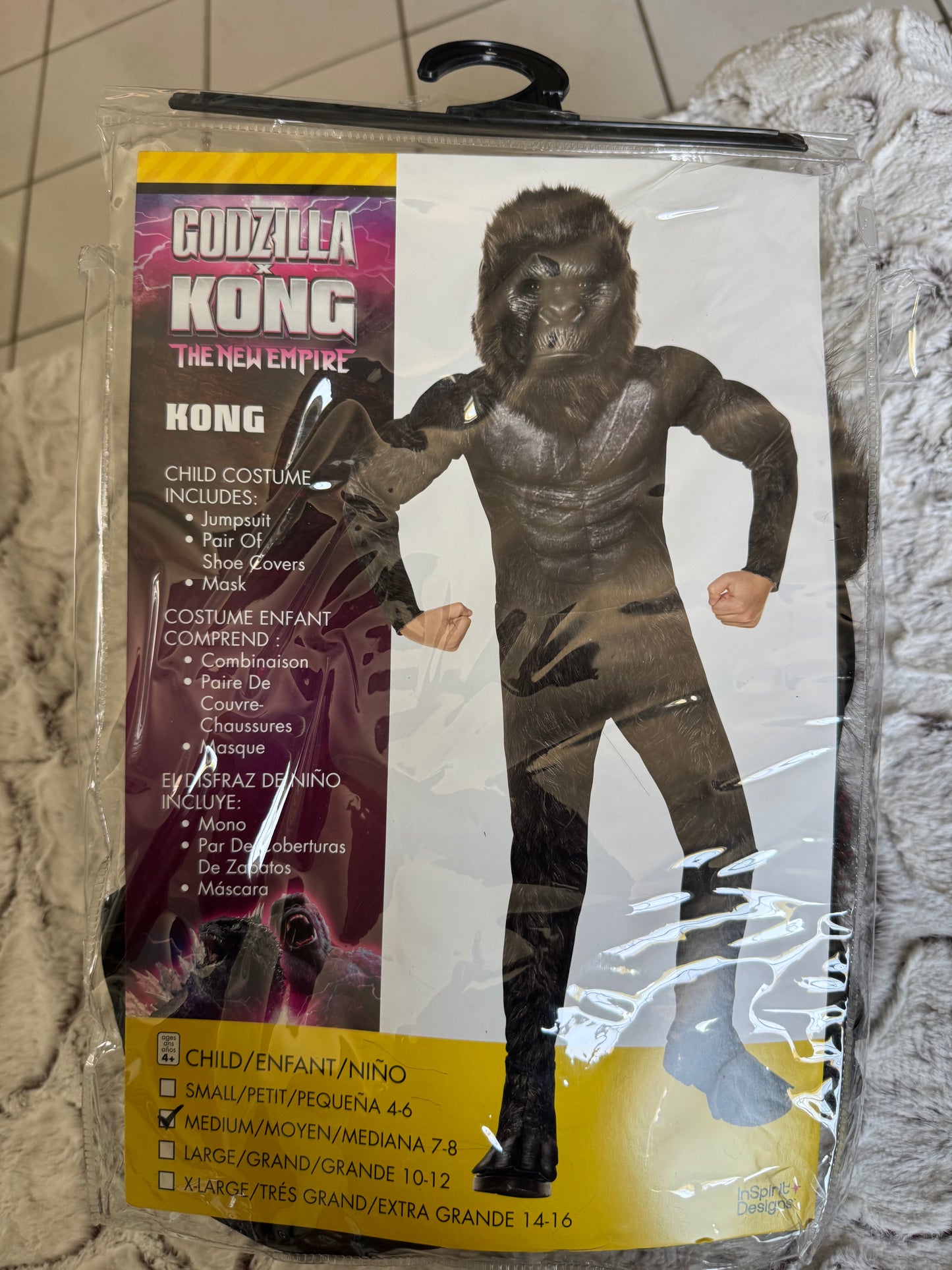 AA GODZILLA x KONG Costume - Youth Medium (7-8 yrs)