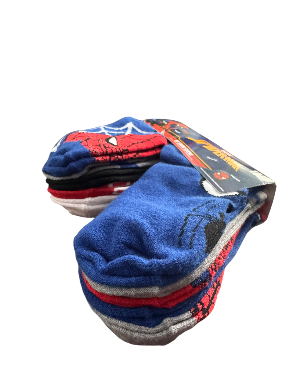 Spider Man 10pcs Socks Size: Boy 6-8