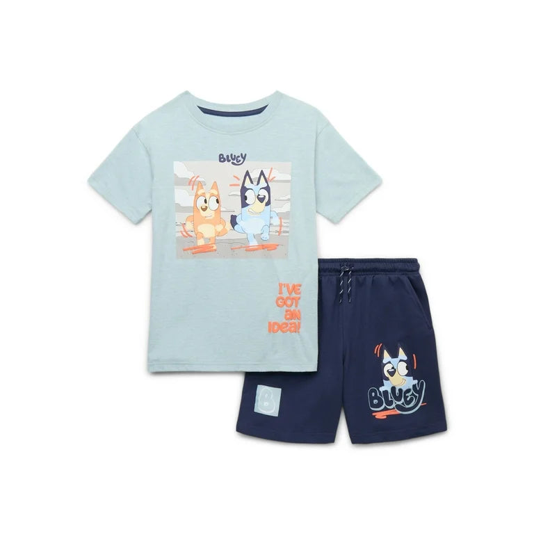 Bluey "I've Got an Idea!" 2 Piece Set - Boy (Size 7)