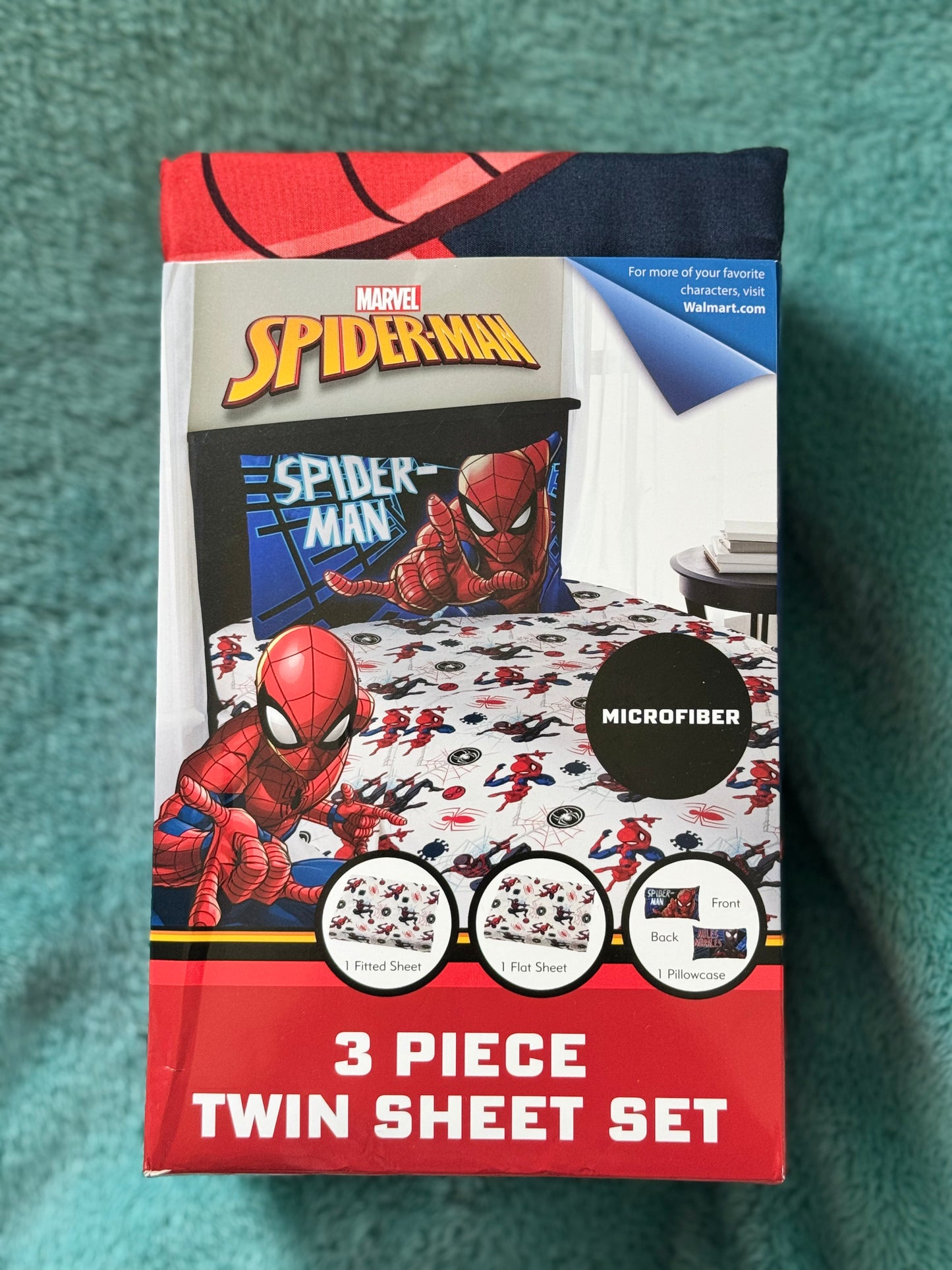 Spiderman 3 Piece Twin Sheet Set