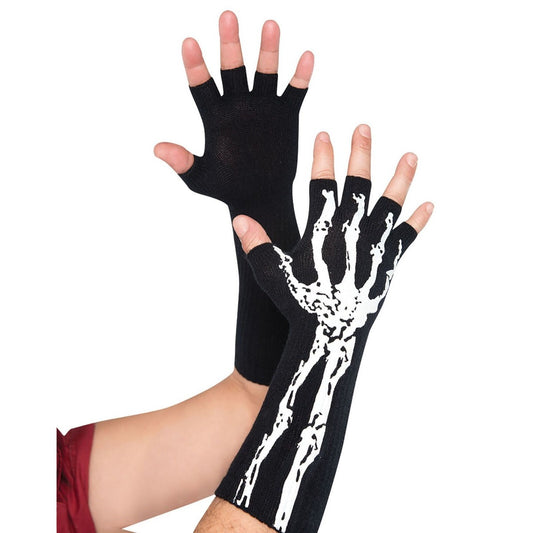 AA Fingerless Gloves Glow in the Dark 1 pair