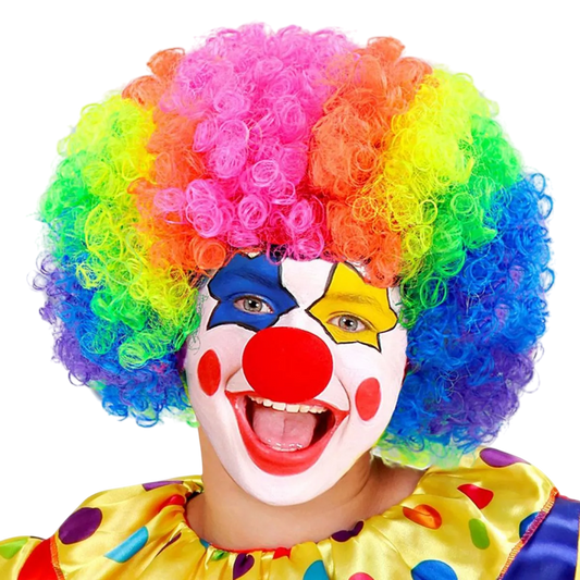 AA Rainbow Clown Wig - KIDS SIZE ONLY