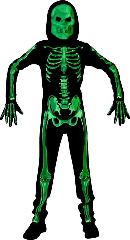 AA Glow in the dark Skeleton - TODDLER 3-4