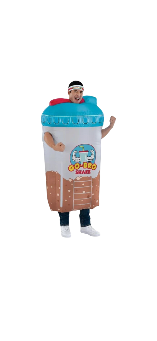 AA Inflatable Go-Pro Shake Costume - ADULT FITS UP TO 44