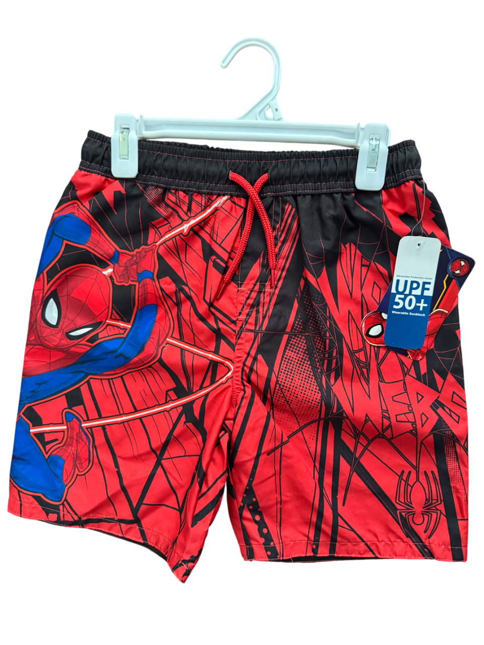 Spiderman UPF 5O Swim Short Size : Boy 8ys