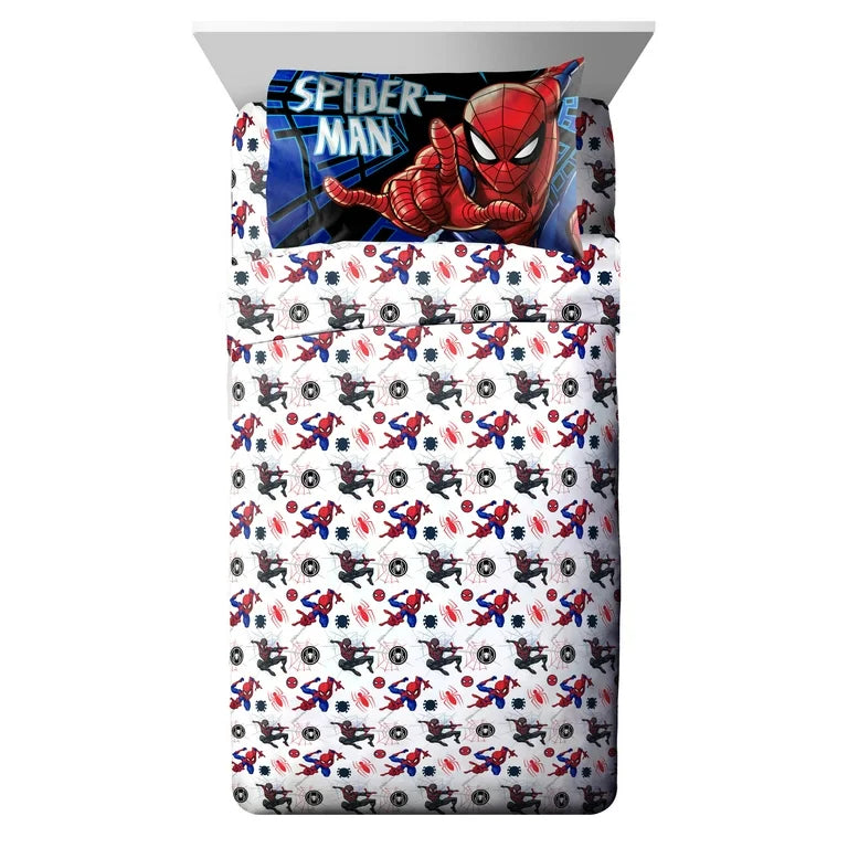 Spiderman 3 Piece Twin Sheet Set